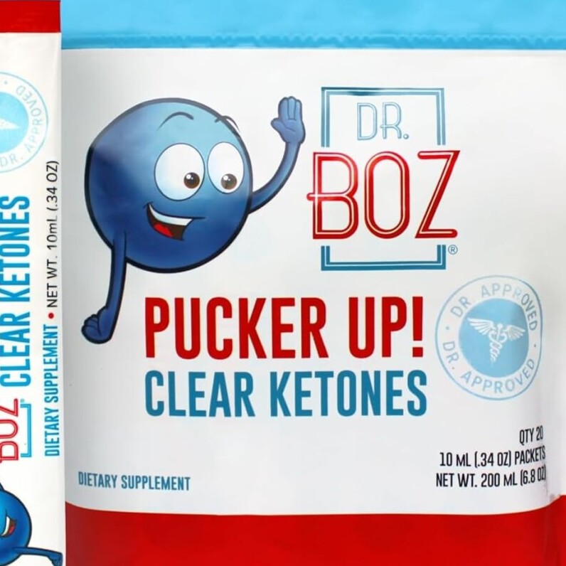 “BOZ Pucker Up Clear Ketones supplement – keto drink mix for energy and endurance”