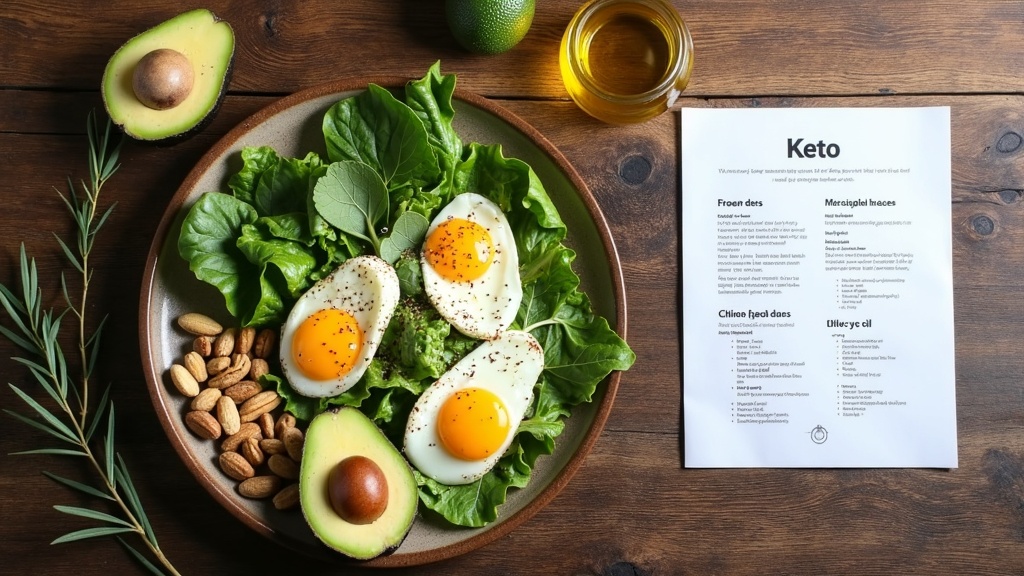 Keto Diet Foods and PDF Guide Cover