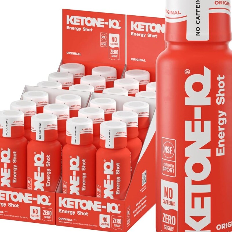 “Ketone-IQ energy shots – keto supplement for focus and sustained energy”