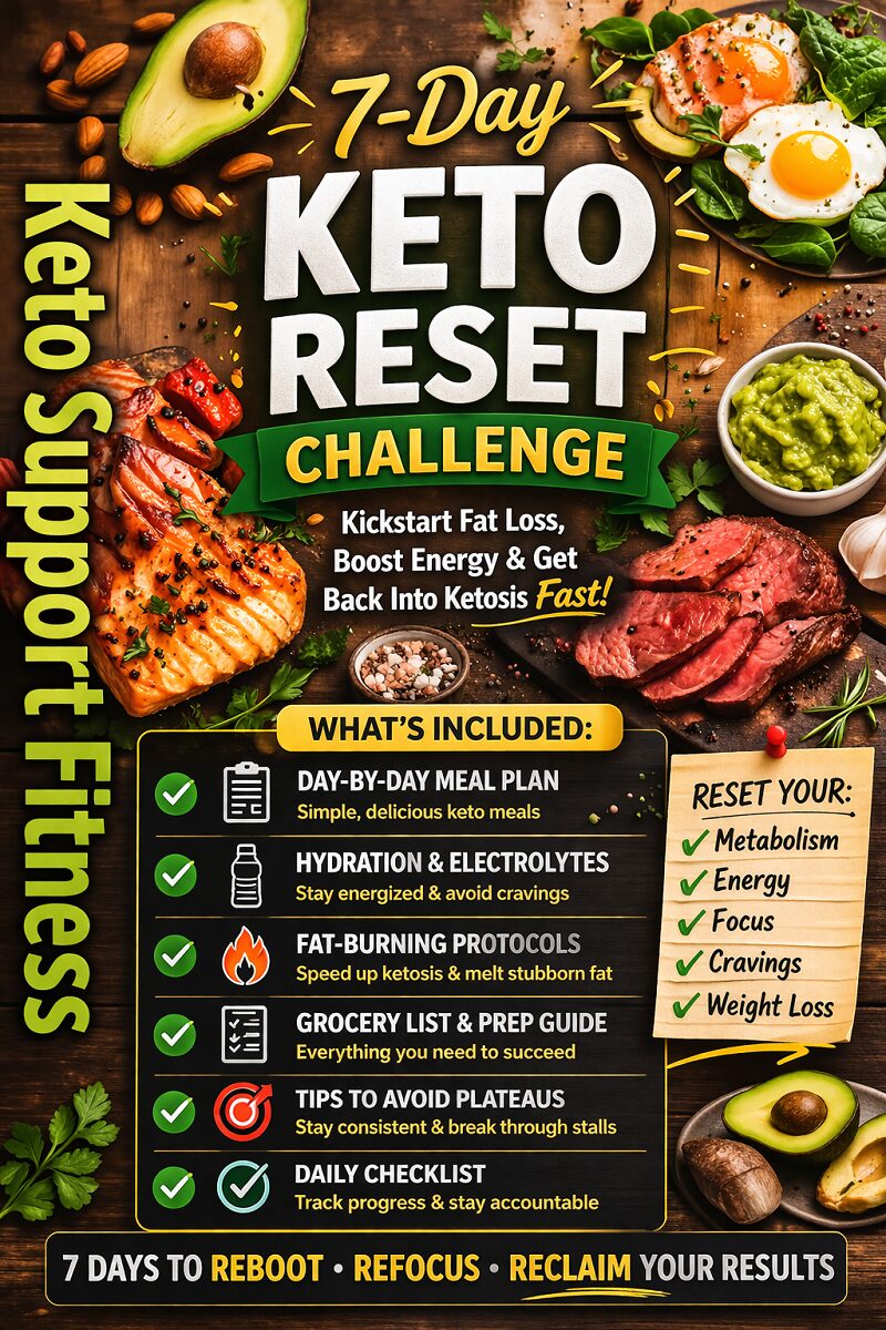 7-Day Keto Reset Challenge (2026 Guide for Fast Fat Loss & Energy)