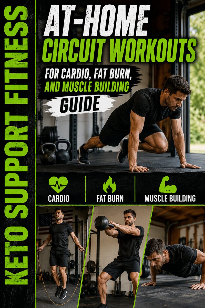 At-Home Circuit Workouts for Cardio, Fat Burn & Muscle Building Guide
